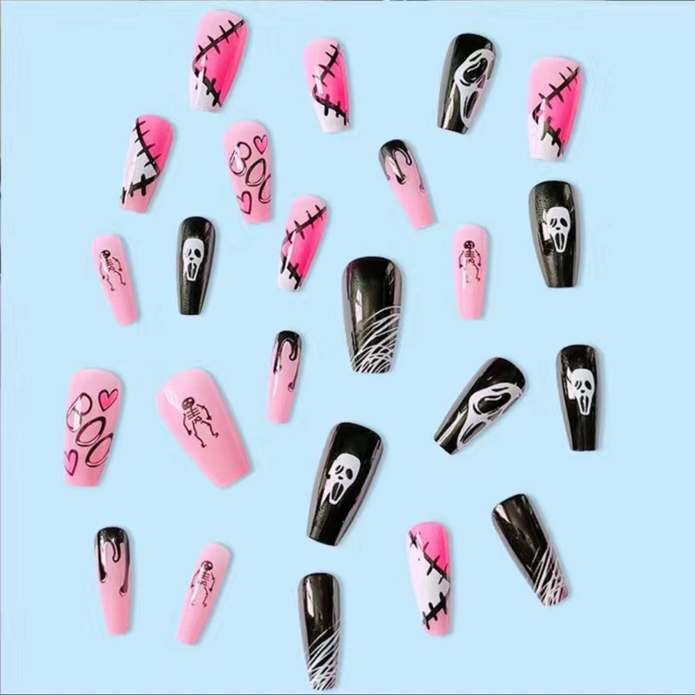Scream Horror Movie Coffin Press On Nails - Picture 5 of 8